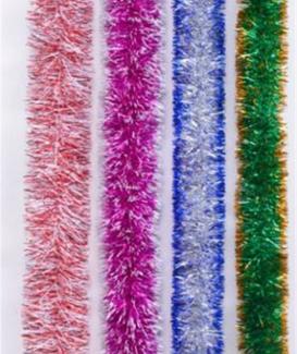 12' Christmas tinsel garland